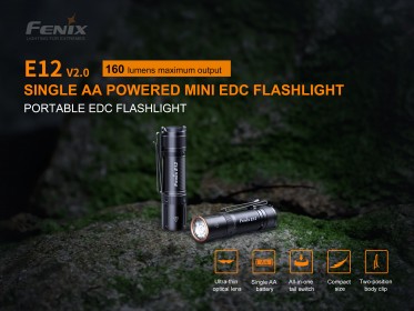 Fenix E12 V2.0 elemlámpa